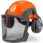Capacete Florestal Husqvarna Technical com Sistema Mips Laranja